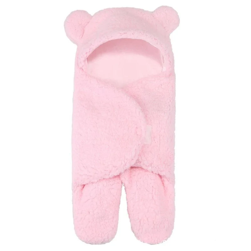 Thick Fleece Newborn Sleep Bag with Cotton Lining