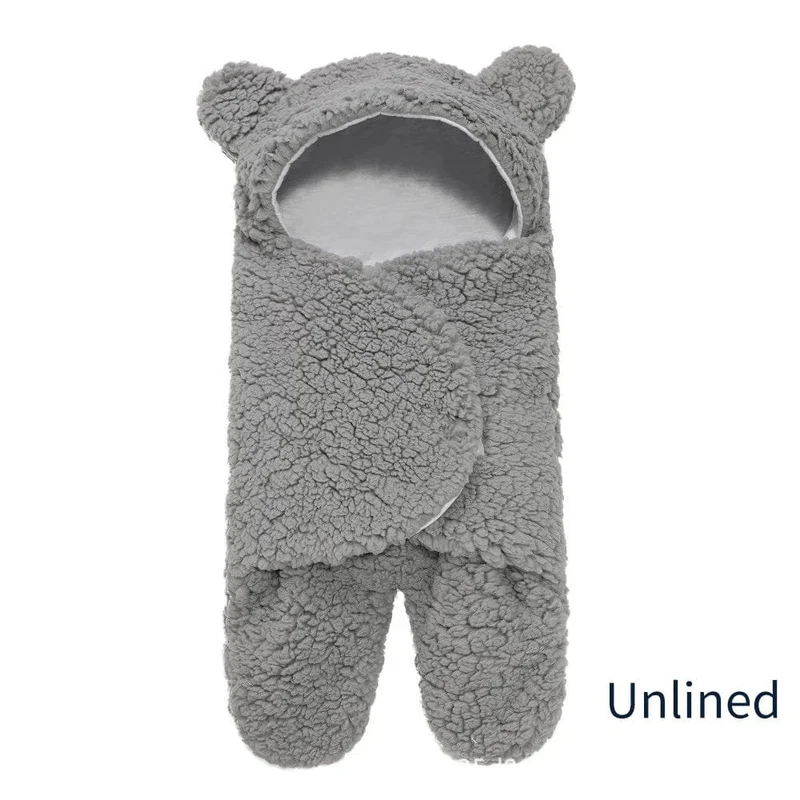 Thick Fleece Newborn Sleep Bag with Cotton Lining