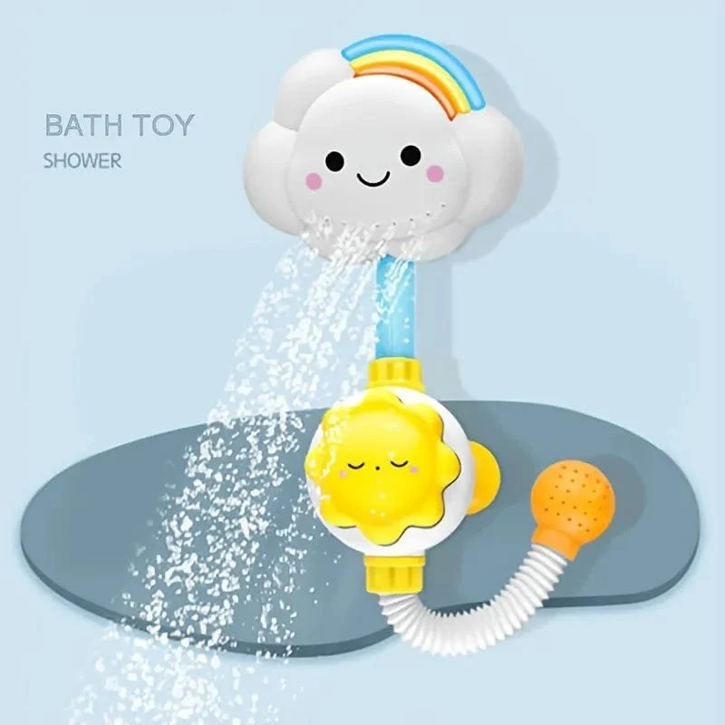 Swimming Water-Spraying Cloud & Flower Bath Toys for Kids