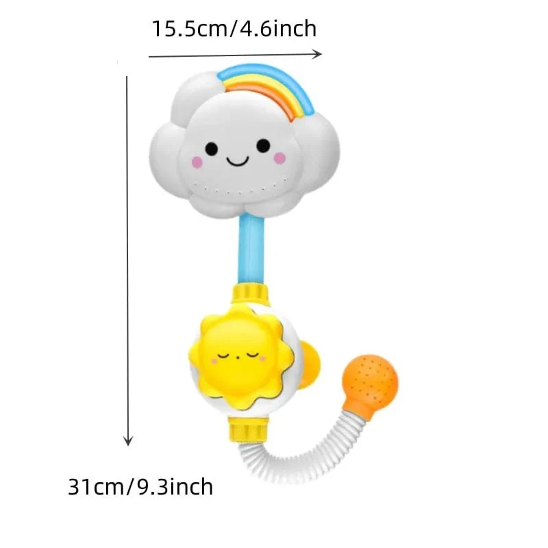 Swimming Water-Spraying Cloud & Flower Bath Toys for Kids