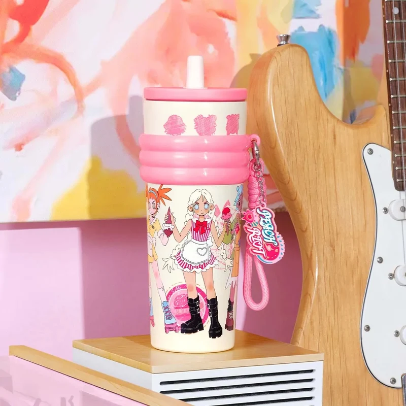 POP MART: Peach Riot - Rush Hour Series - Straw Cup