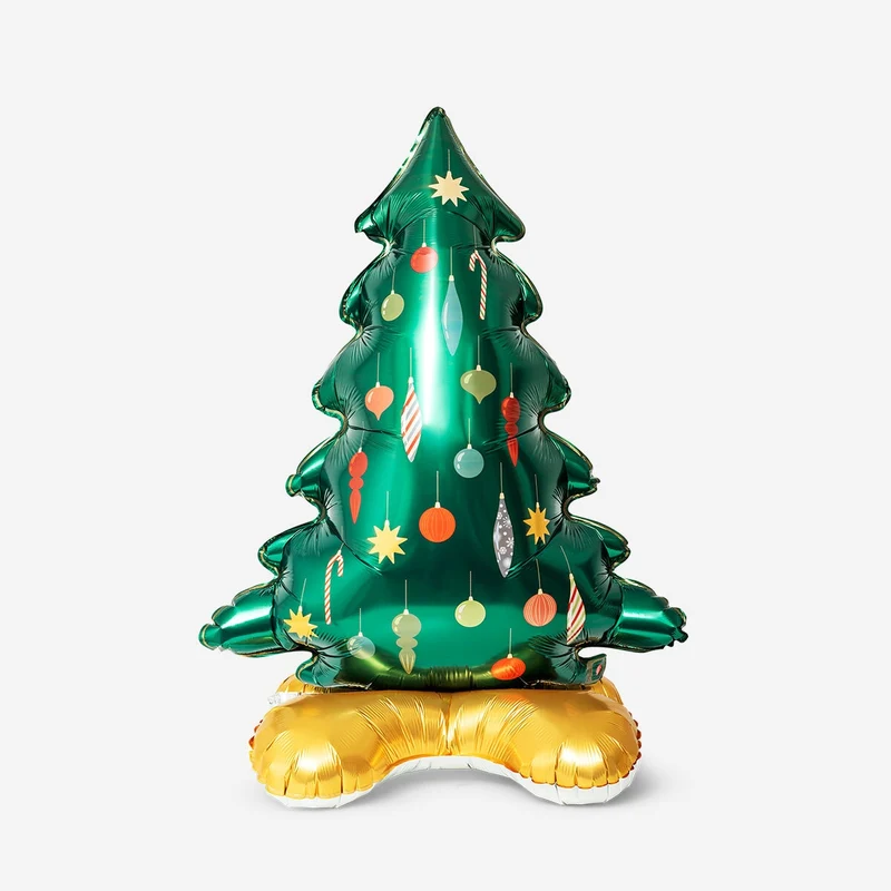 Standing Christmas tree as foil balloon - 29 cm