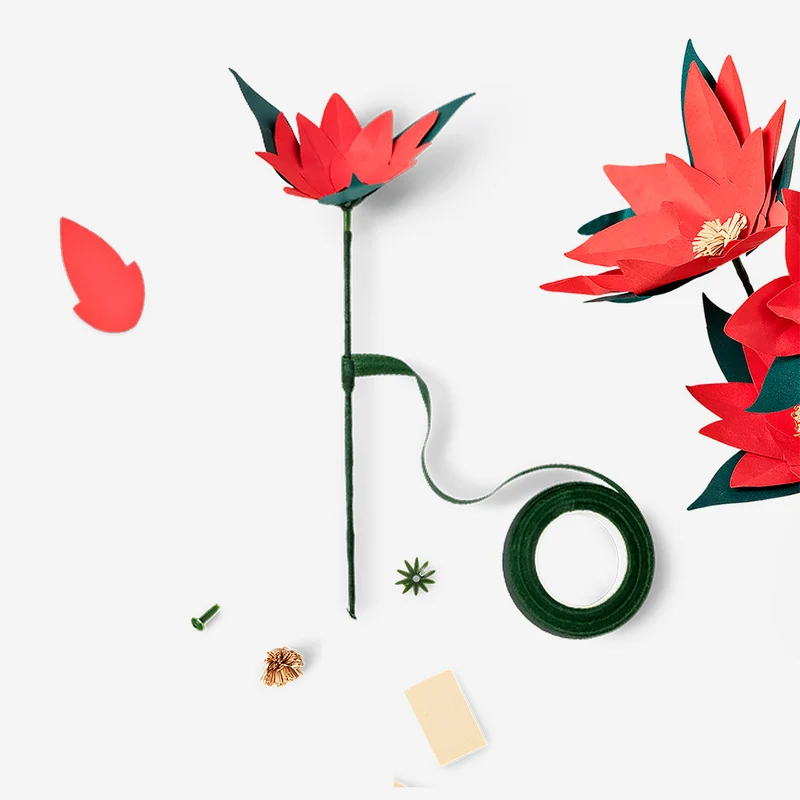 DIY poinsettia