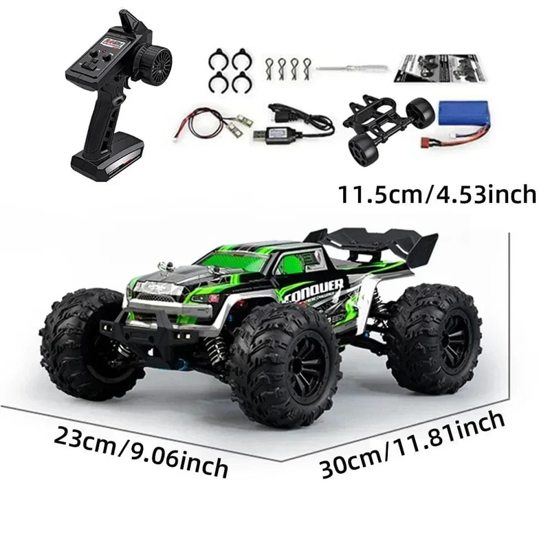 1:16 Scale High-Speed RC Car - 50km/h 4WD Monster Truck