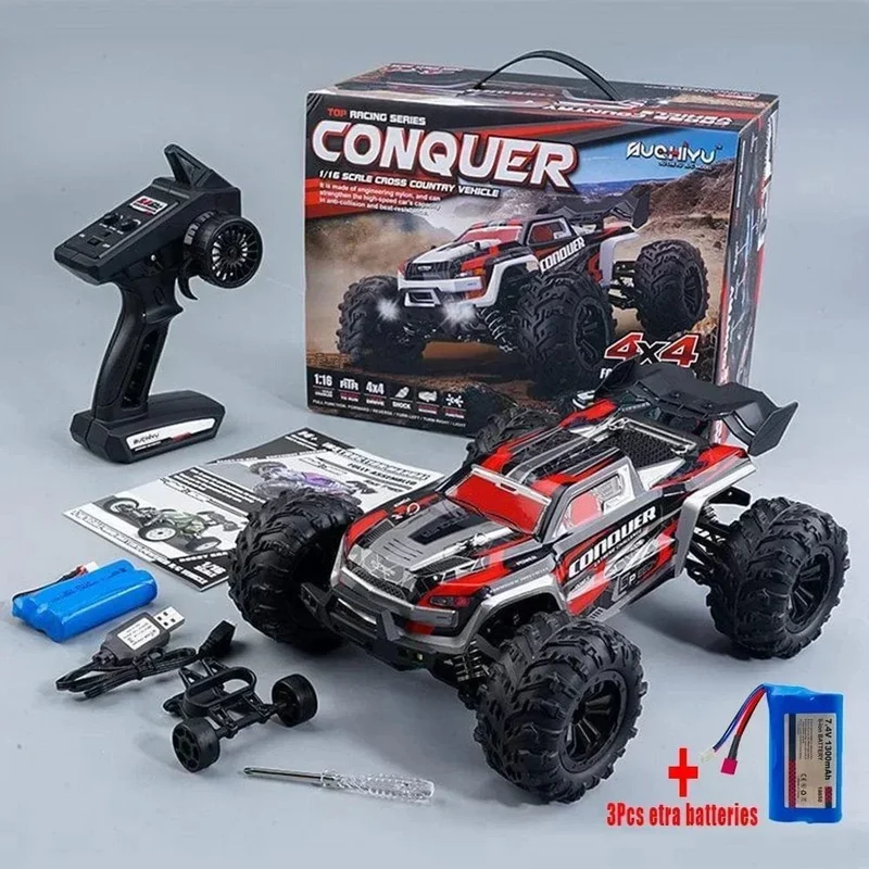 1:16 Scale High-Speed RC Car - 50km/h 4WD Monster Truck