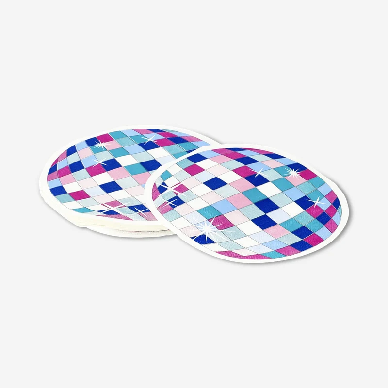 Disco ball napkins - 16 pcs