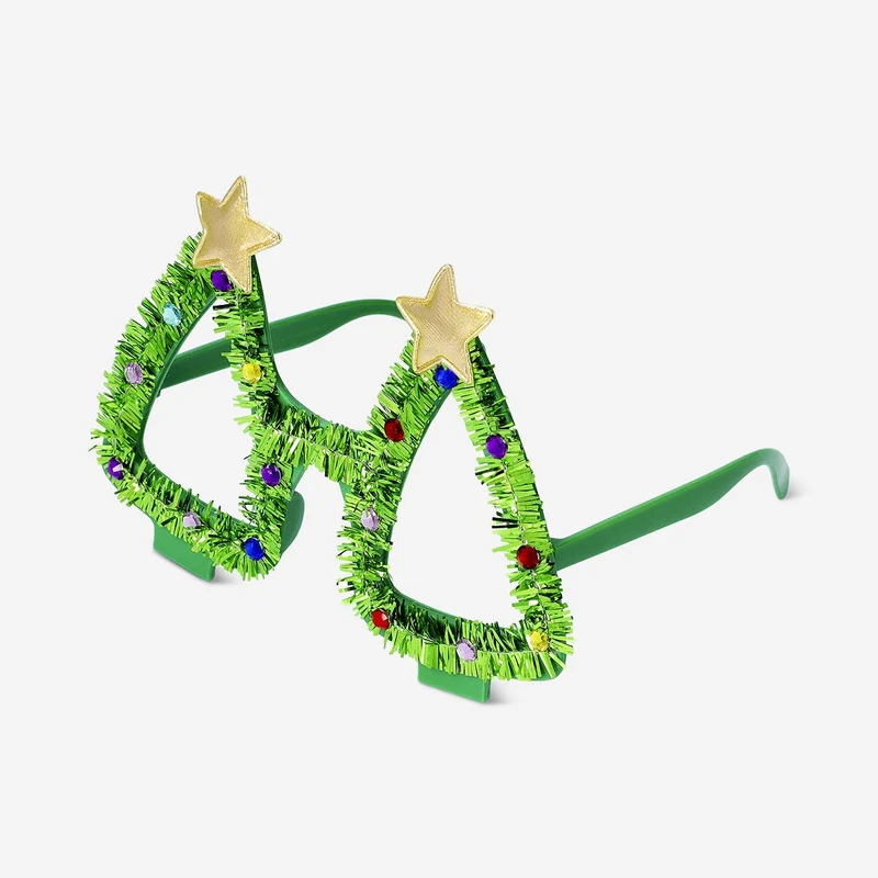 Christmas tree party glasses