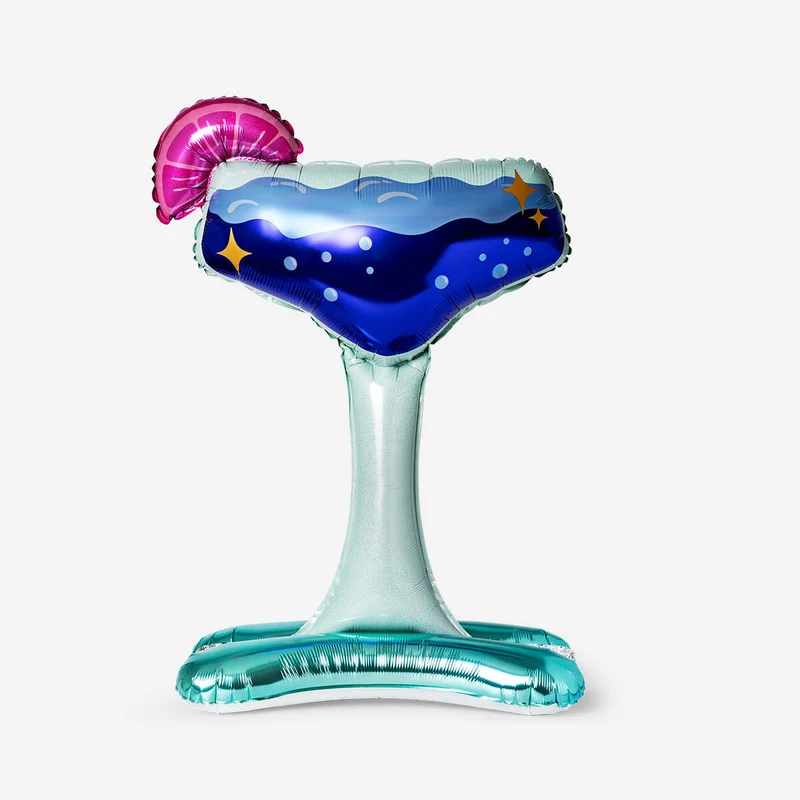 Standing cocktail foil balloon - 90 cm
