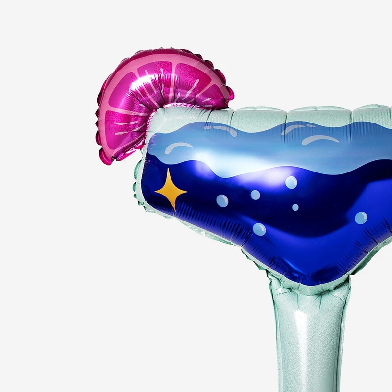 Standing cocktail foil balloon - 90 cm