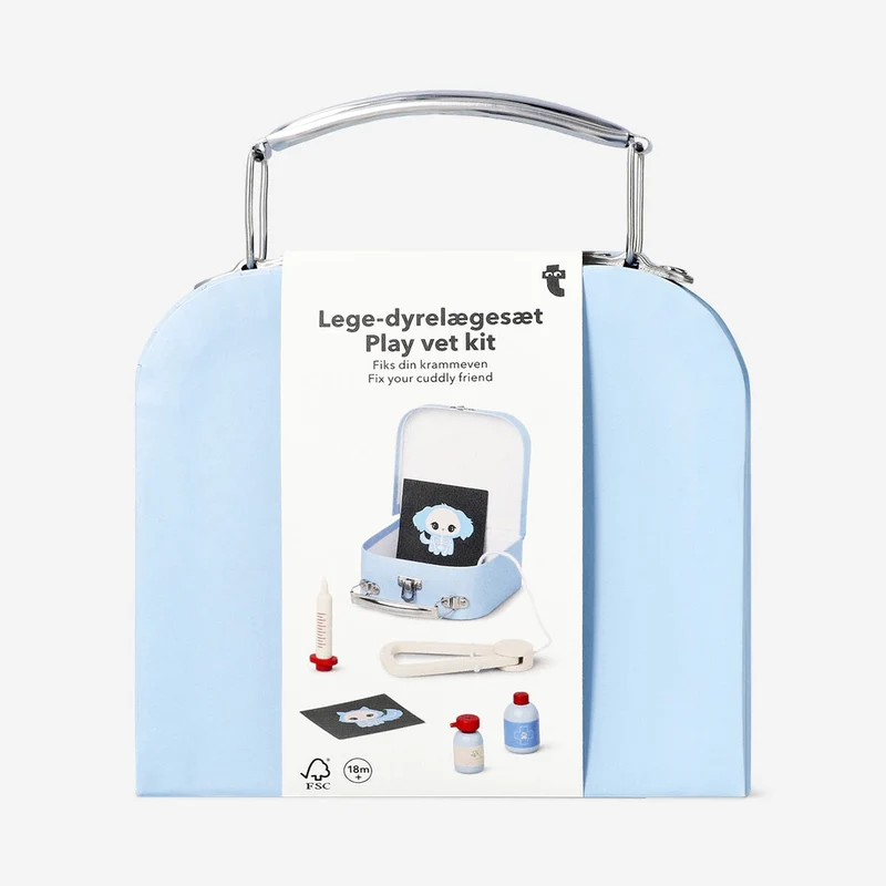 Veterinarian wooden playset