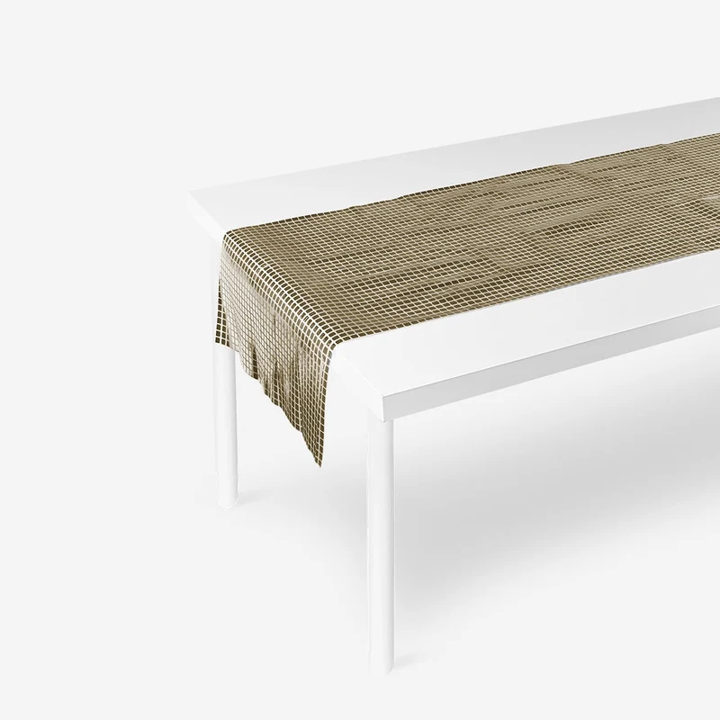 Table runner in gold - 180 cm