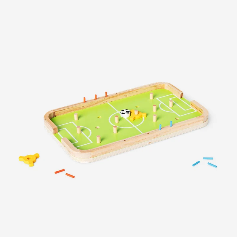 Wooden mini soccer game