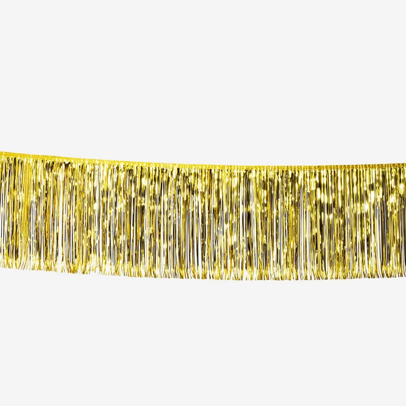 Holographic fringe garland - 300 cm
