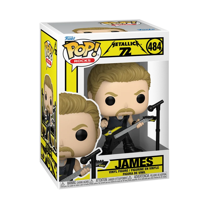 Funko Pop Rocks: Metallica - James 72 Seasons