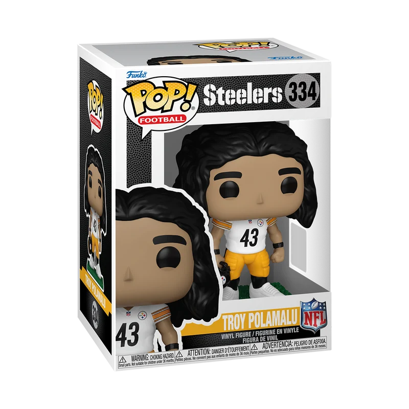 Funko Pop NFL: Legends Pittsburgh Steelers - Troy Polamalu