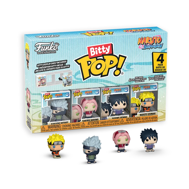 Funko Bitty Pop: Naruto Shippuden - Equipo 7 4 Pack