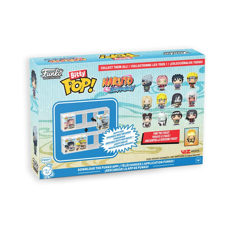 Funko Bitty Pop: Naruto Shippuden - Equipo 7 4 Pack
