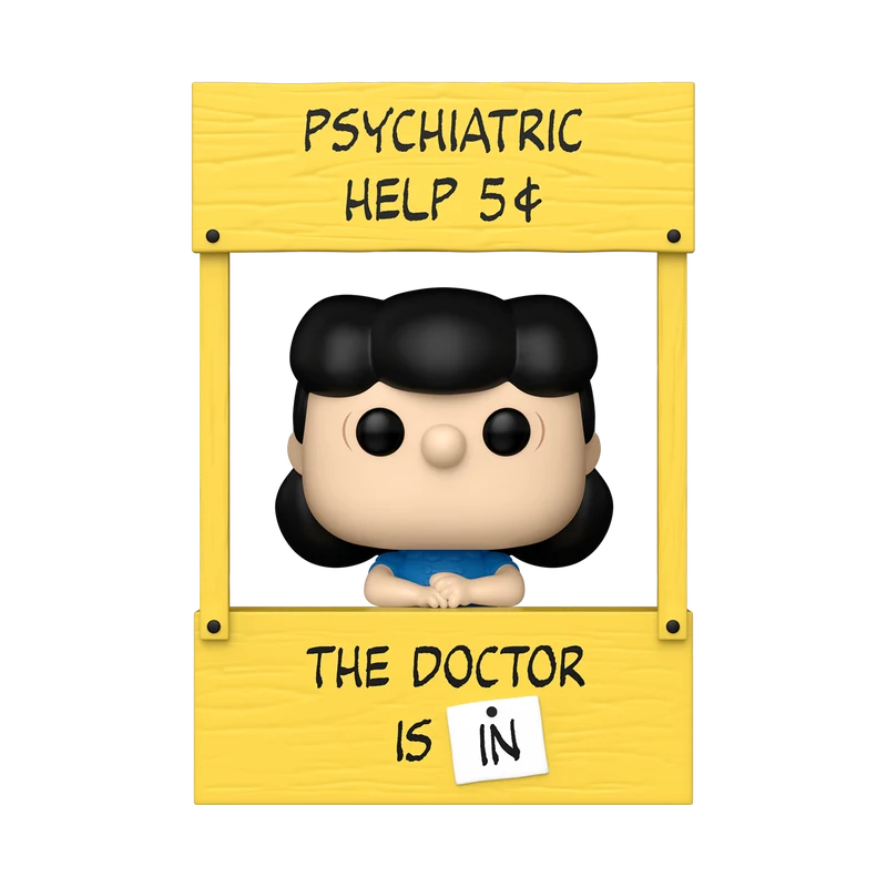 Funko Pop Plus: Peanuts - Lucy con Cabina Psiquiatrica