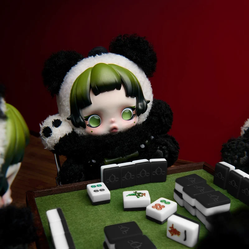 POP MART: Skullpanda - Lazy Panda Plush Doll Pendant