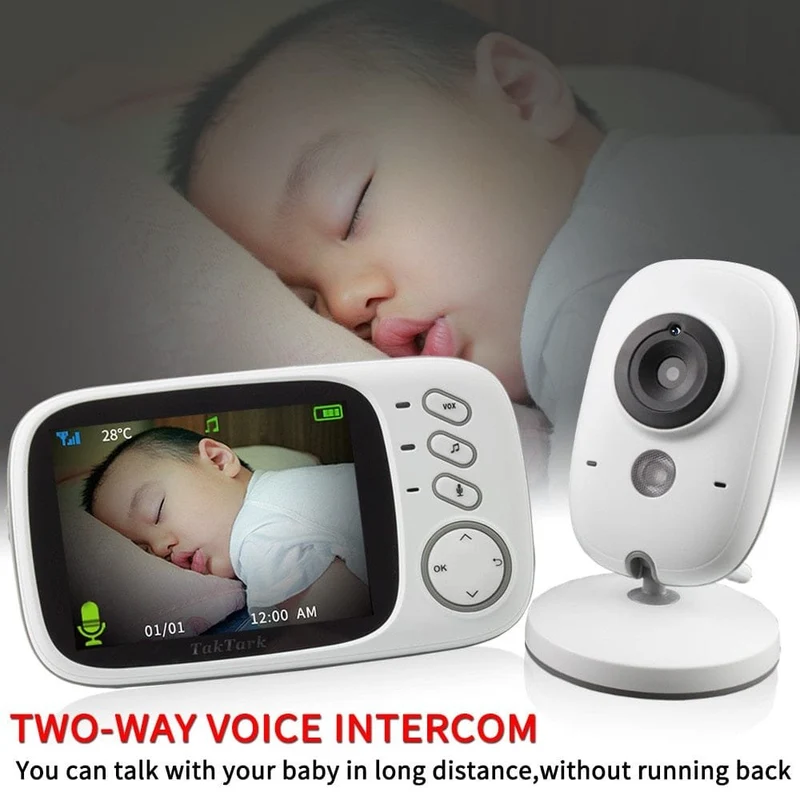 Wireless Video Color Baby Monitor High Resolution Security Camera