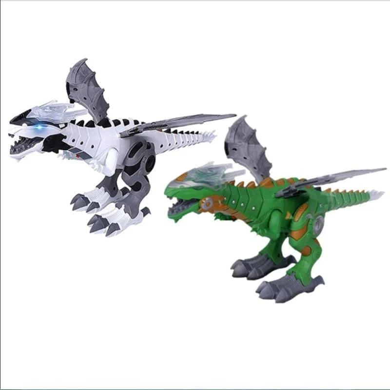 Walking Spray Dinosaur Robot With Light Sound Mechanical Dinosaurs Model Toys