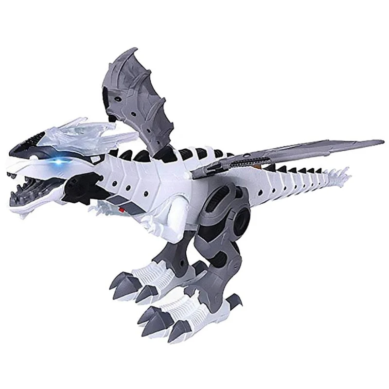 Walking Spray Dinosaur Robot With Light Sound Mechanical Dinosaurs Model Toys