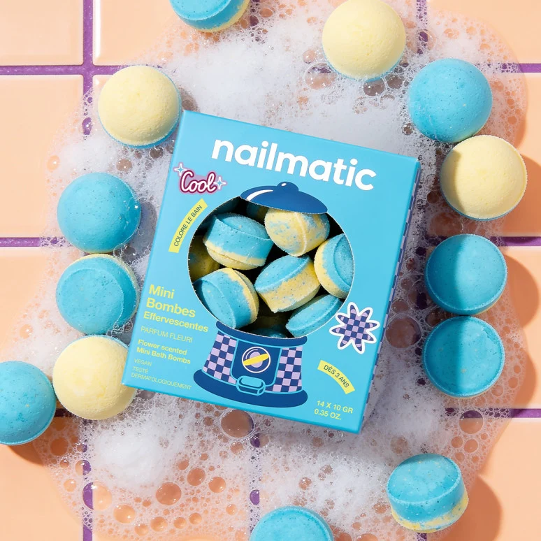 Mini bomba de baño Flower Power · Nailmatic