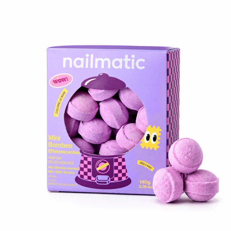 Mini bomba de baño Berry Bloom · Nailmatic