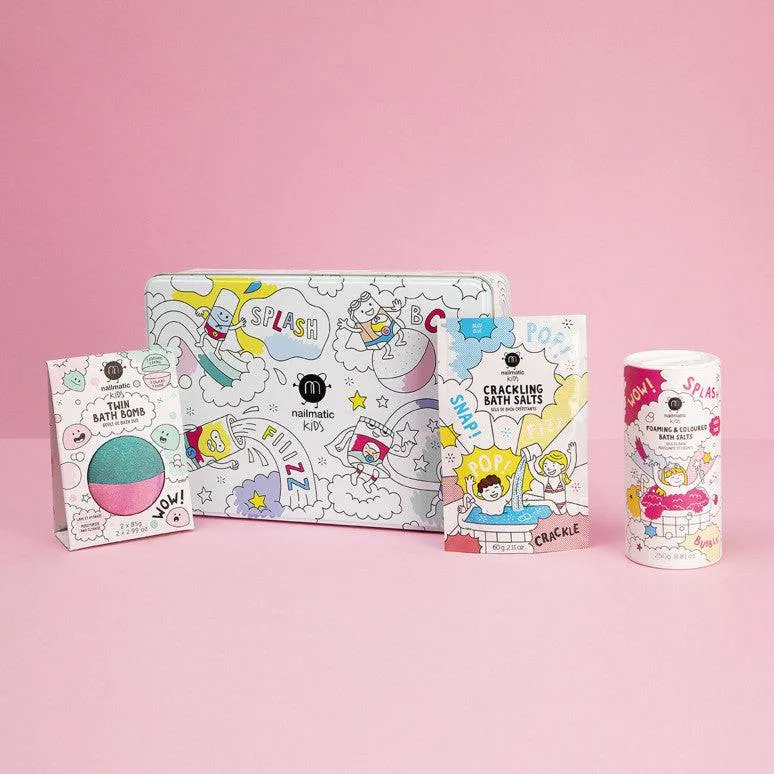 Estuche de Regalo · Sales y Bombas de Baño Rosa · Nailmatic