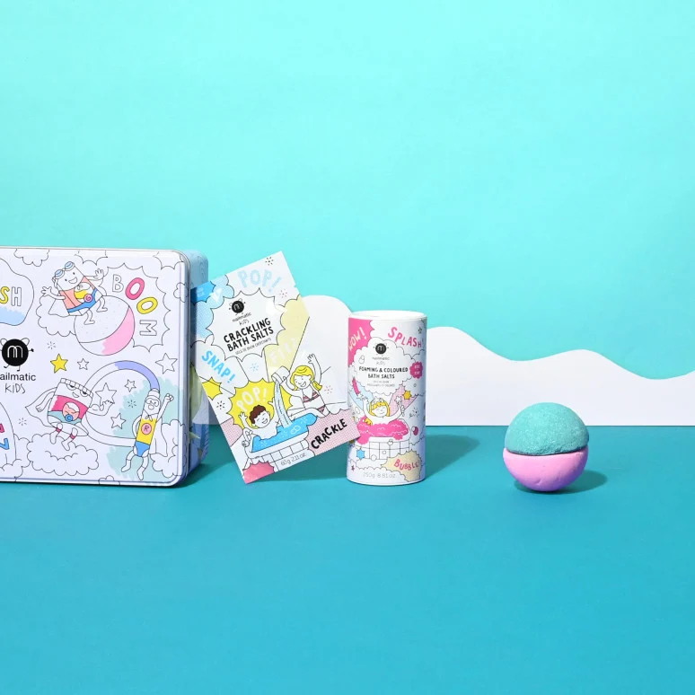 Estuche de Regalo · Sales y Bombas de Baño Rosa · Nailmatic