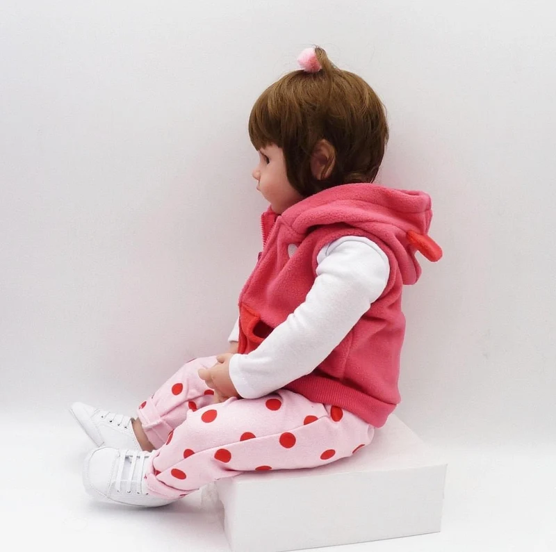 47cm soft silicone reborn toddler baby dolls