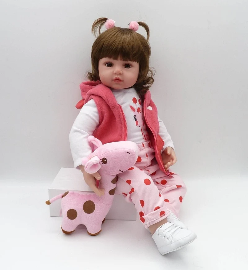 47cm soft silicone reborn toddler baby dolls