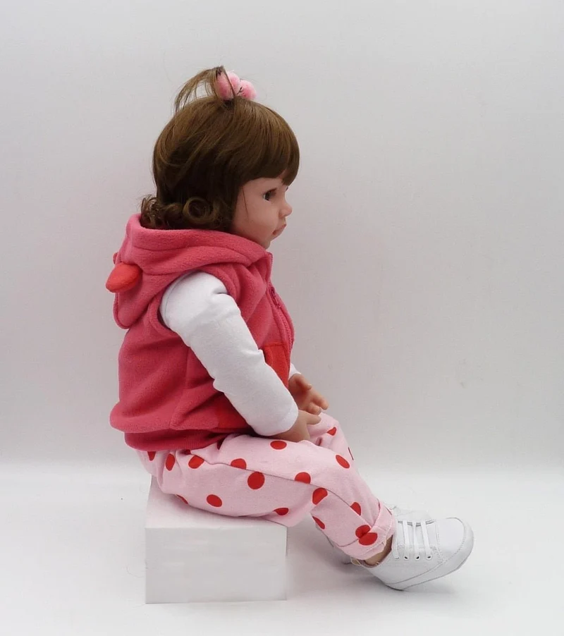 47cm soft silicone reborn toddler baby dolls