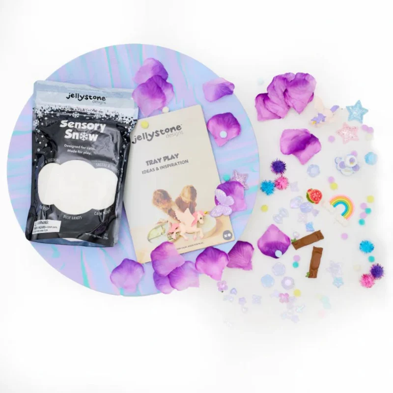 Kit sensorial con bandeja Unicornio · Jellystone