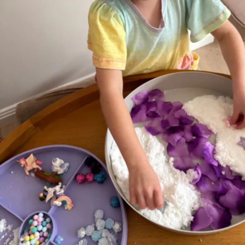 Kit sensorial con bandeja Unicornio · Jellystone