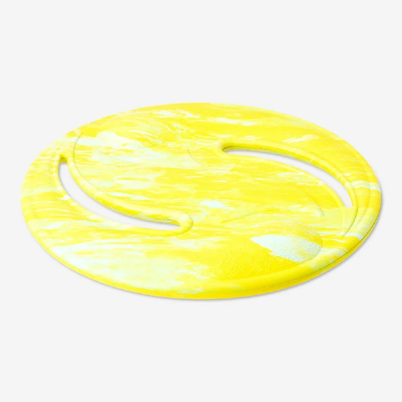 Yellow flying disc