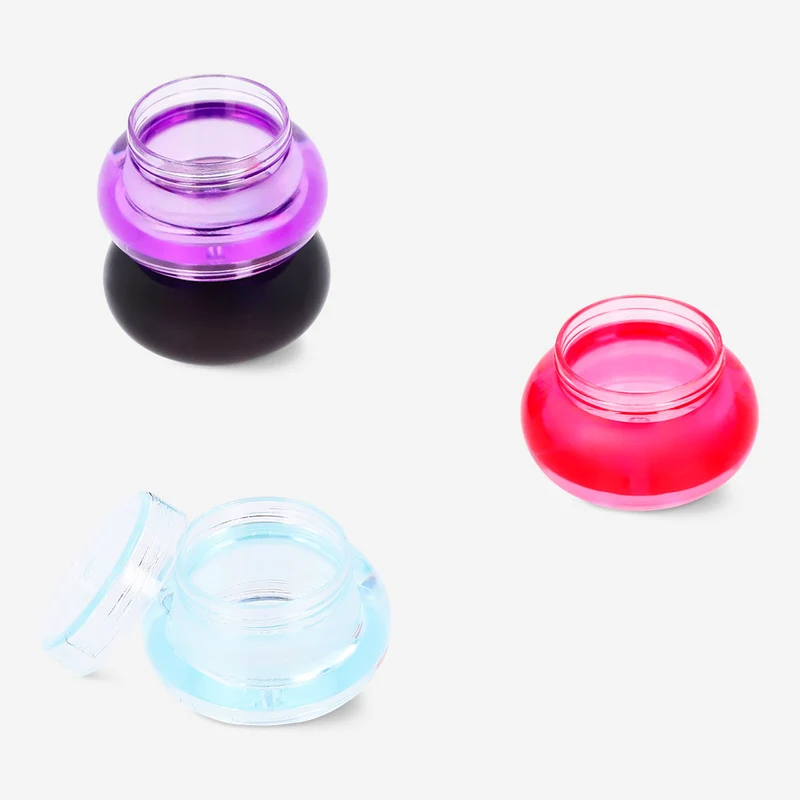 Travel set with stackable jars - 4 pcs