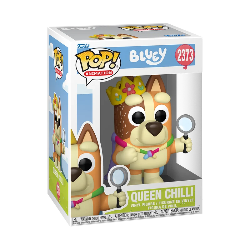Funko Pop Animation: Bluey - Chili como reina