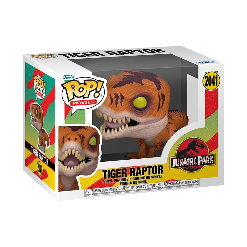Funko Pop Movies: Jurassic Park - Tigre Raptor