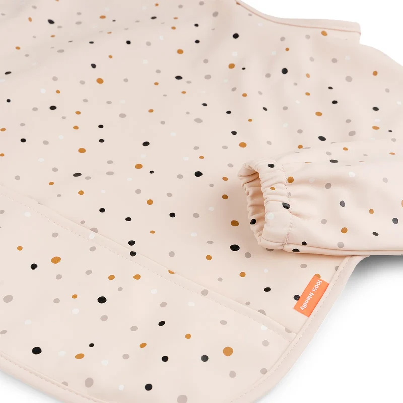 Babero con Mangas Happy Dots Powder · Done by Deer