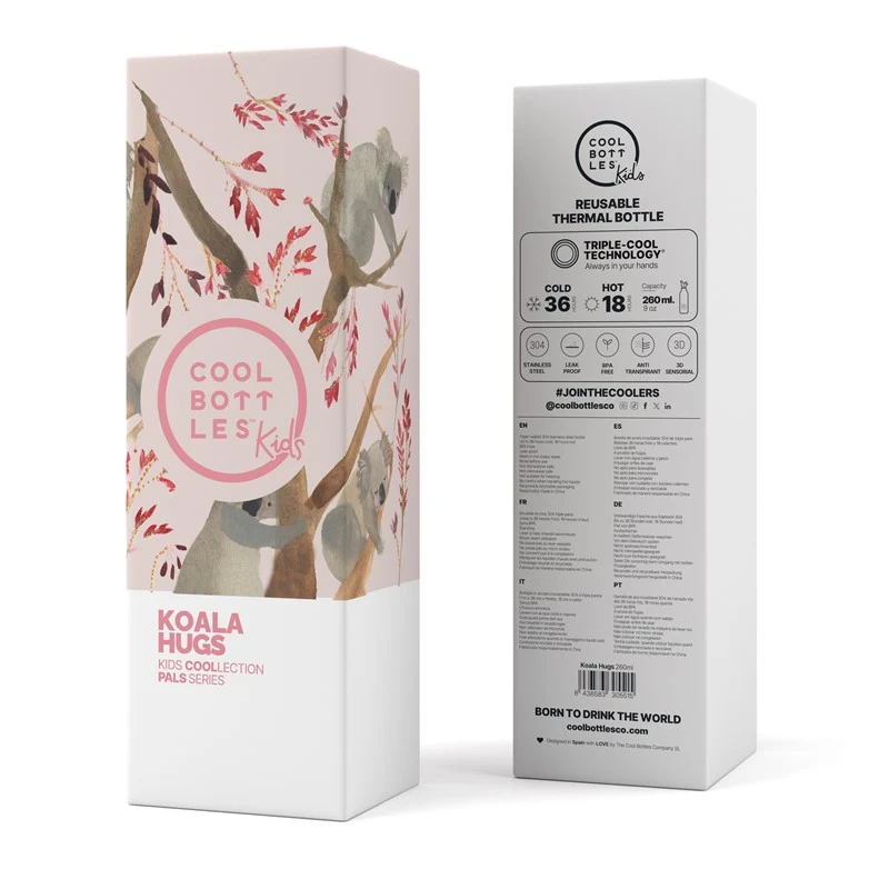 Botella Acero Koala Hugs 260ml · Cool Bottles