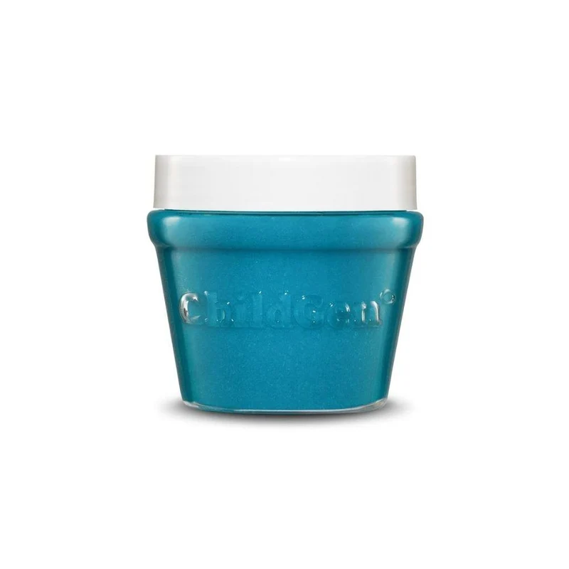 Set de 3 botes de plastilina natural 125 gr. Verde, azul, rojo · ChildGen