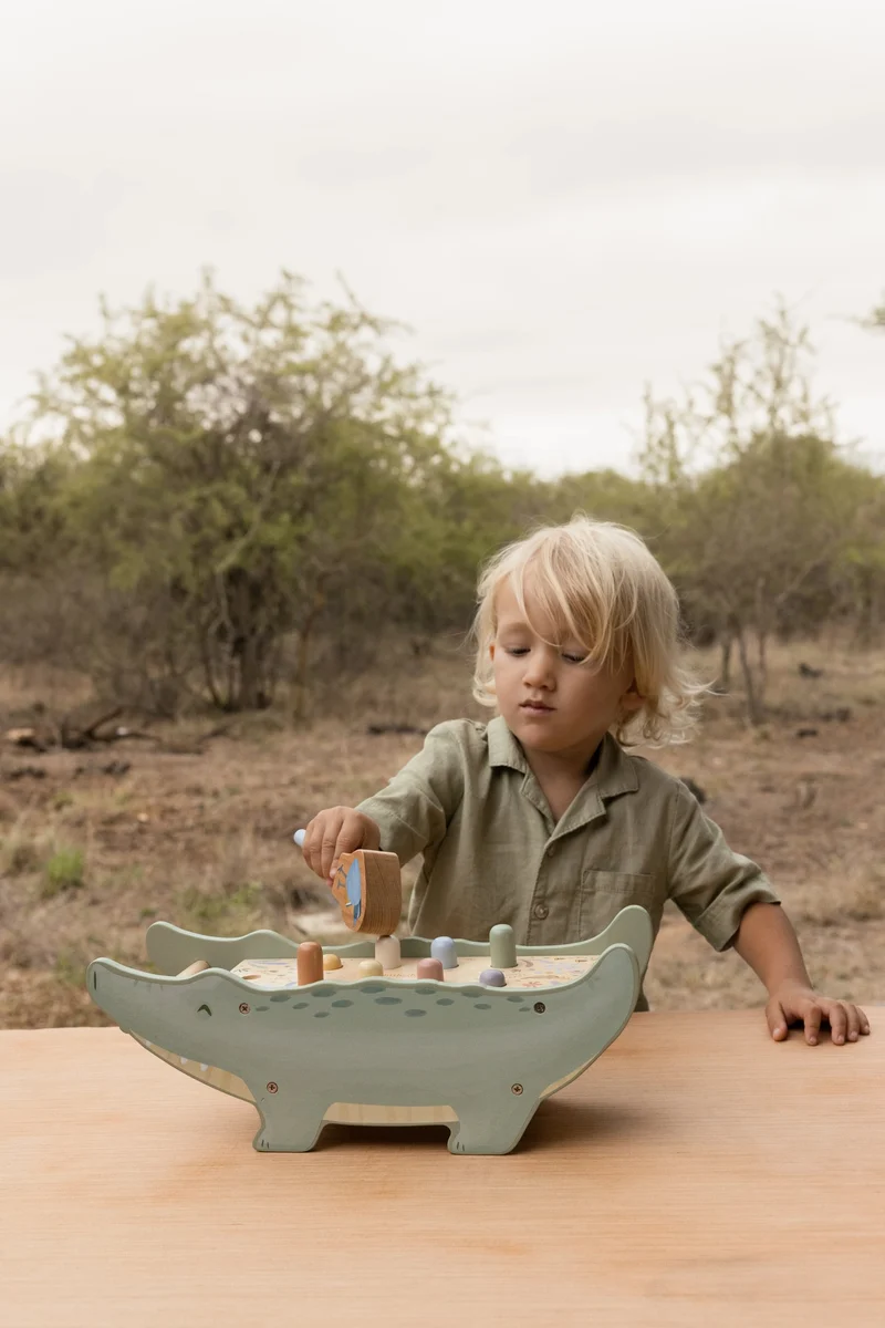 Banco de Golpeo Cocodrilo FSC Safari · Little Dutch