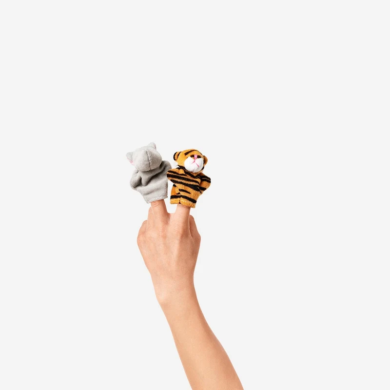 Wild animals finger puppets - 5 pcs