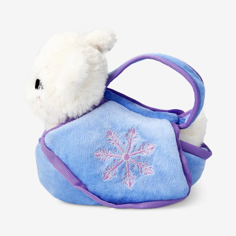 Plush toy - White cat in bag