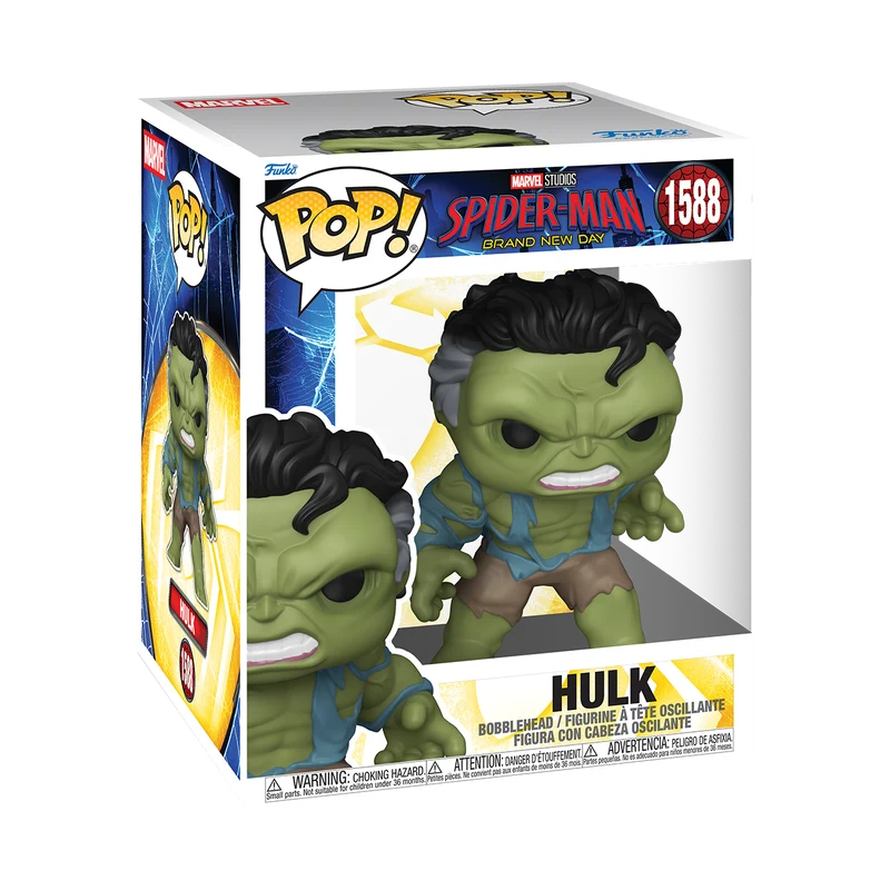 Funko Pop Super: Spiderman Brand New Day - Hulk 6 Pulgadas