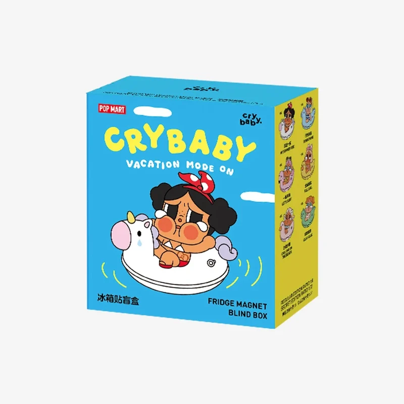 POP MART: CRYBABY - Vacation Mode On Series -Fridge Magnet Blind Box