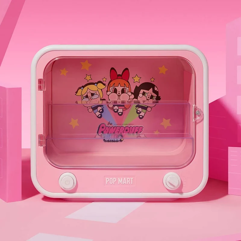 POP MART: CRYBABY x Powerpuff Girls Series - TV Set Luminous Display Container