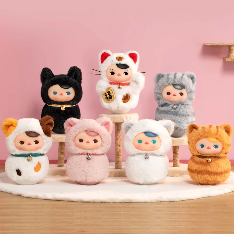POP MART: Pucky - Roly Poly Kitty Series - Vinyl Plush Blind Box