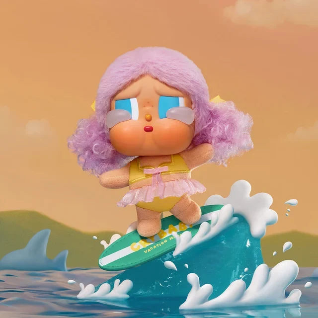 POP MART: CRYBABY - Vacation Mode On Series Vinyl Plush Pendant Blind Box